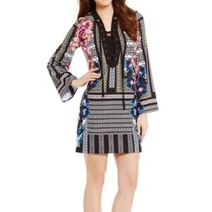 Antonio Melani Jane Floral Black Dress